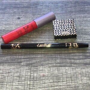 3pc Tarte Bundle! Poker Face Eyeshadow Double Take Eyeliner & Fever Lip Gloss